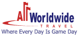 Logo, All Worldwide Travel - Air Travel